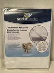 Sertapedic Crib Mattress Pad Cover With Nanotex Quilted Waterproof 52X28IN. Fixed Price $15.99.