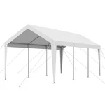 Carport, 10 X 20 Ft Outdoor Canopy, Potable Heavy Duty Galvanized. Fixed Price $286.69.