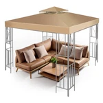 Flexzion Gazebo Cover Replacement Canopy Top 10X10 Ft 3M - Double Tier T.... Fixed Price $96.99.