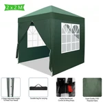 6.5'X6.5' Ez Pop Up Canopy Tent Garden Outdoor With Walls Green. Fixed Price $64.28.