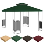 1/2 Tier Patio Gazebo Canopy Top Replacement 10'X10' Outdoor Sunshade Cover UV30. Fixed Price $43.99.