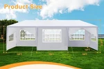 Outvita Outdoor Party Tent Patio Canopy Gazebo With Removable Sidewalls New. Fixed Price $79.58.