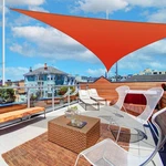 Yescom 25FT Triangle Sun Shade Sail Canopy 97% Uv Block Outdoor. Fixed Price $39.99.