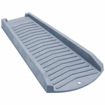 Splash Block, Extends Downspout, Slate-color Plastic, 24-IN. 3014-12. Fixed Price $26.46.