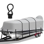 Cerumute Pontoon Boat Cover, Heavy Duty 1200D Waterproof With M.... Fixed Price $265.54.