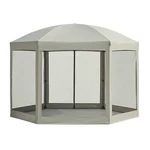 Garden Winds Reinforced Replacement Canopy Top Cover And Netting Set Compatible. Fixed Price $298.09.