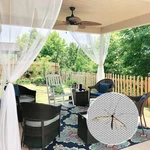 2 Panels Garden Netting Size Adjustable Porch Screen Mesh Outdoor Curtains Li.... Fixed Price $41.63.