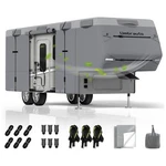 Umbrauto Fifth Wheel Trailer Cover, Waterproof Breathable 5TH Camper Rv. Fixed Price $265.99.