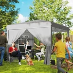 Pop Up Canopy Tent With Sidewalls. Fixed Price $229.00.