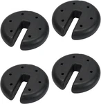 Quik Shade Set Of 4 Heavy Duty Weight Plates For 16 X 8.5", Black. Fixed Price $56.17.