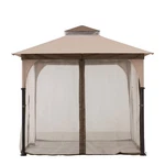 Sunjoy Netting For 9X9/9.5X9.5 Column Gazebo, Beige. Fixed Price $64.40.