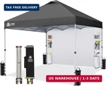 Crown Shades Canopy Tent 10X10 Pop Up Outdoor With Pockets Sidewall. Fixed Price $251.00.