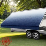 Alphabetacre 17FT Rv Awning Replacement Fabric Ombr Blue Heat-sealed. Fixed Price $169.99.