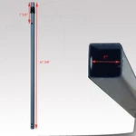 Coleman 10' X Gazebo Canopy Outer Leg Upper Replacement Repair Parts. Fixed Price $13.98.