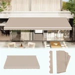 14' 10' Retractable Awning Fabric Replacement, Sun Shade Patio Cover Outd. Fixed Price $114.77.