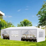 10'X30' Party Tent Outdoor Gazebo Canopy Wedding Patio W/ 8 Sidewalls White. Fixed Price $146.70.