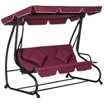 3-SEATER Outdoor Patio Swing Chair Garden Backyard Flatbed Glider With Canopy. Fixed Price $235.99.