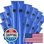 Robelle 8 Ft. 12-PACK Blue Double Chamber Pool Cover Weights .premium. Fixed Price $72.98.