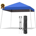 10X10 Pop Up Canopy Tent Slant 8X8 Cover Portable Gazebo Blue. Fixed Price $91.60.