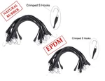 Epdm Or Natural Rubber Tarp Bungee Straps W/ Crimped Hooks. Fixed Price $61.99.