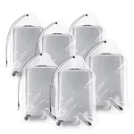 32X42 Inch Extra Large Clear Drawstring Plastic Bags 6 PACK(4 Mils), Dustproo.... Fixed Price $42.55.