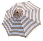 Decor 9FT 8 Ribs Medium Coffee/white Stripe Strong And Thick Umbrella Canopy .... Fixed Price $44.31.