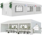 2PCS 10'X30' White Outdoor Gazebo Canopy Wedding Party Tent 8 Removable Walls. Fixed Price $211.27.