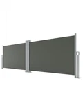 Outdoor Retractable Side Awning 236" X 71" Patio Screen Waterproof. Fixed Price $122.81.