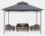 Gazebos For Patios 8X8 - Outdoor Steel Frame Lawn Backyard Garden Dec. Fixed Price $359.99.