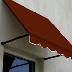 Awntech 3-FEET Santa Awning, 44-INCH Height By 24-INCH Diameter, Terra Cotta. Fixed Price $119.95.