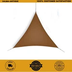 Coolaroo 12FT X Triangle Shade Sail Cocoa Brown Sun Canopy Patio Awning. Fixed Price $24.99.