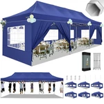 Hoteel 10X30FT Pop Up Canopy Heavy Duty Waterproof Uv 50+ Wedding Party Tent. Fixed Price $439.99.