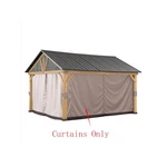 Sunjoy Universal Curtains For 11 Ft. 13 Wood-framed Gazebos. Fixed Price $248.54.
