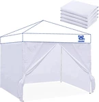 Instant Canopy Tent Sidewalls For 10X10 Pop Up 210D WATERPROOF,4 Piece. Fixed Price $166.32.
