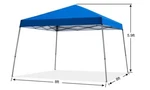 Mastercanopy Portable Pop Up Tent With Large Base. Fixed Price $110.00.