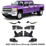 Front Bumper Brackets Kit For 2007-2010 Chevrolet Silverado 2500 Hd 3500. Fixed Price $190.99.