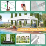 Cobizi Pop Up Canopy 10'X20' Waterproof Party Tent With Carry & 4 Sandbags. Fixed Price $159.99.