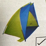 New Beach Tent Sun Shelter Canopy Portable Outdoor Windbreaker Shade La Trekking. Fixed Price $26.95.