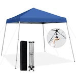 Tangkula 10X10 Ft Pop Up Canopy, Slanted Leg Outdoor Tent With Center Loc. Fixed Price $92.40.