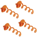 4-PACK 10 In. Steel Folding Ring Spiral Anchor. Fixed Price $39.98.