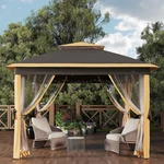 Hot Garvee 11'X11' Pop Up Gazebo Tent With Mosquito Netting, Outdoor Canopy ... Fixed Price $110.99.