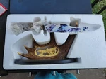 Maxam 12 1/2 Fixed Knife W/ Wolf Artwork. Fixed Price $40.00.