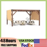 312' X 14' Durable & Rot Resistant Cedar Wood Pergola,shade Canopy For Backyard. Fixed Price $656.18.