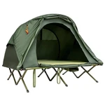 Patiojoy 2-PERSON Folding Camping Tent Cot Outdoor Elevated W/external. Fixed Price $269.99.
