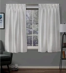 3PK "exclusive Home 2X26"X63" Blackout Tab Top Curtain Panel Pair Vanilla Sateen. Fixed Price $25.35.