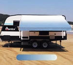 Awnlux Rv Awning Fabric Replacement Heavy Duty Weatherproof 4-PLY 11' 2" 8'. Fixed Price $62.99.