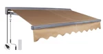 Electric Retractable Awning 8 X 7 Uv Protection Canvas Umber Advaning Classic. Fixed Price $2036.99.
