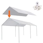 Thanaddo 10 X 20 Ft Carport Replacement Canopy Cover Garage Top Tent Shelter .... Fixed Price $86.51.