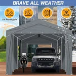 New 12X20 Ft Carport Canopy Shelter Garage Heavy Duty Outdoor Waterproof. Fixed Price $217.99.