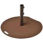 Costway Patio 50LBS Umbrella Base Market Stand Wheels Handle Brown. Fixed Price $109.99.